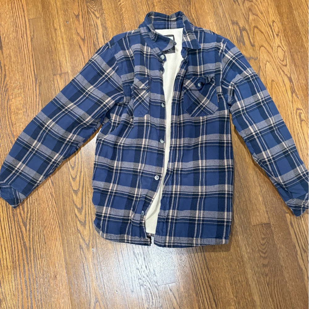 Legendary Whitetails Navy Plaid Men’s Shacket